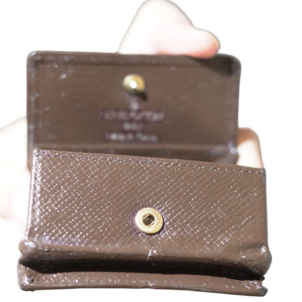 Louis Vuitton Taiga Leather Porte Monnaie Coin Purse Restored Father’s Gift - Picture 7 of 8